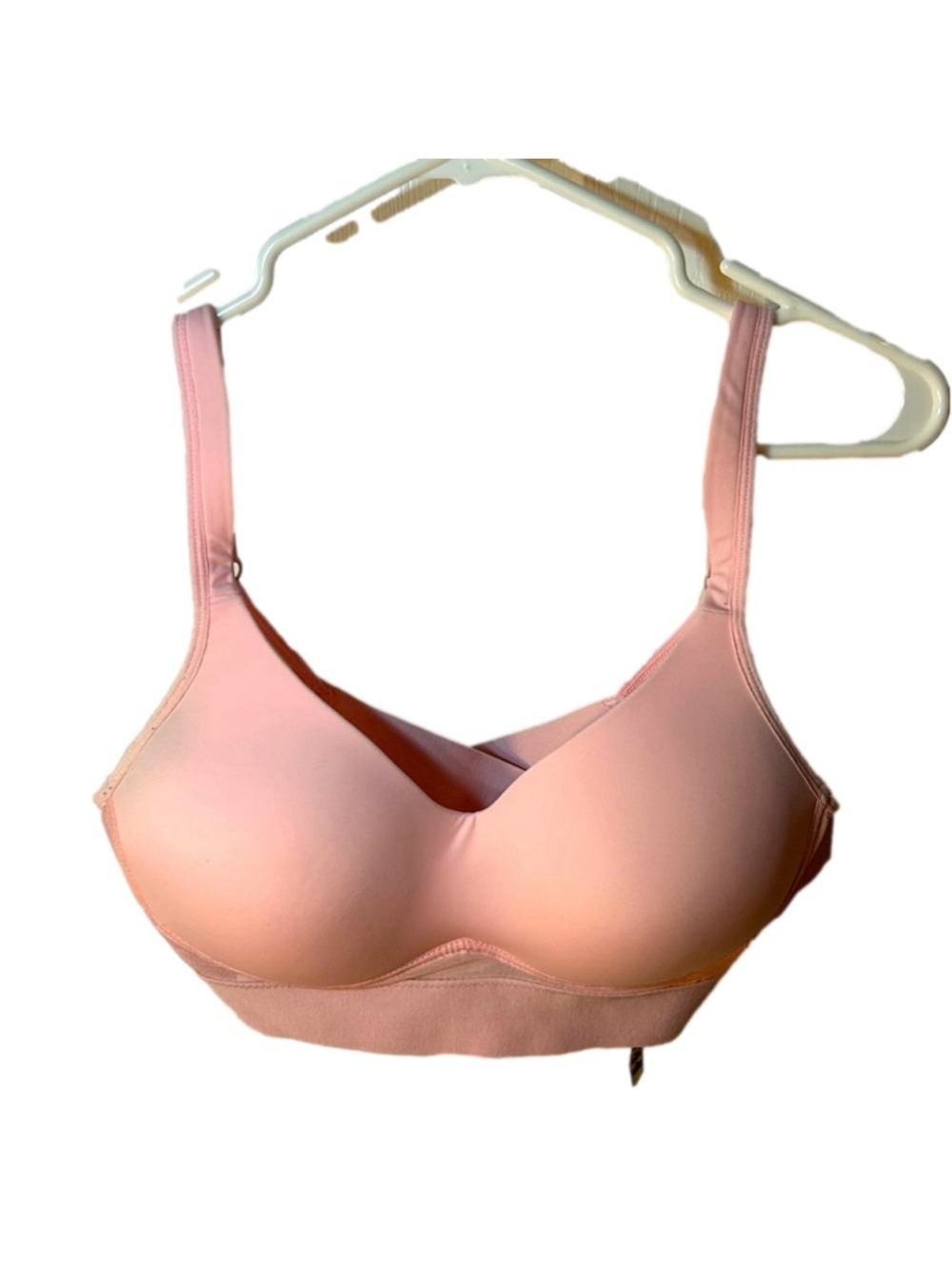Rhonda Shear pull over pink padded bra style 0021 Size medium